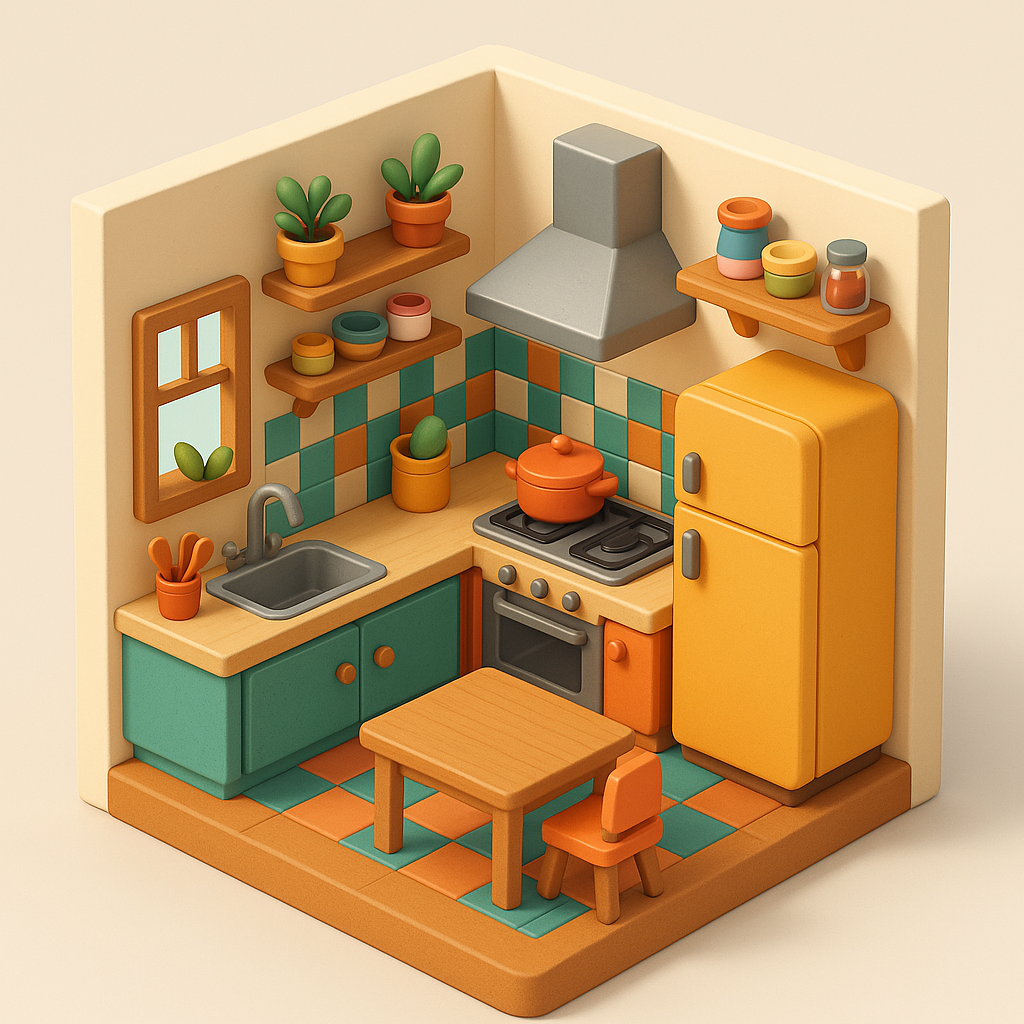 Isometric Kitchen