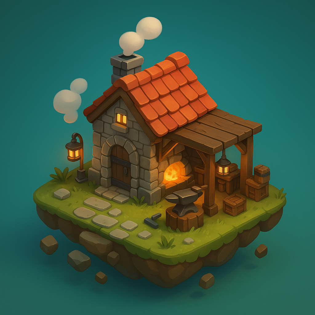 Medieval Blacksmith Workshop